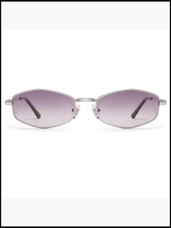 Hexagonal Polarized Sunglasses with Metal Frame UV400 Protection main image 5